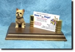 Yorkie Puppy Cut Business Card Holder