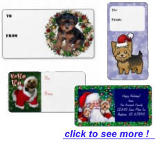 yorkie gift cards tags